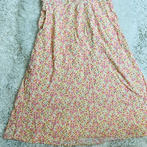 Floral halter style midi summer dress S - Picture 5 of 8